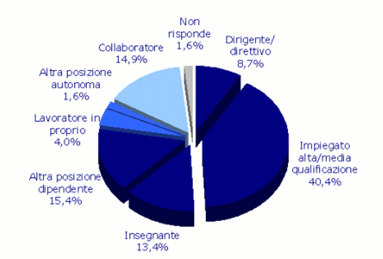 Posizionenella professione dei laureati in Fisica a cinque anni dallalaurea