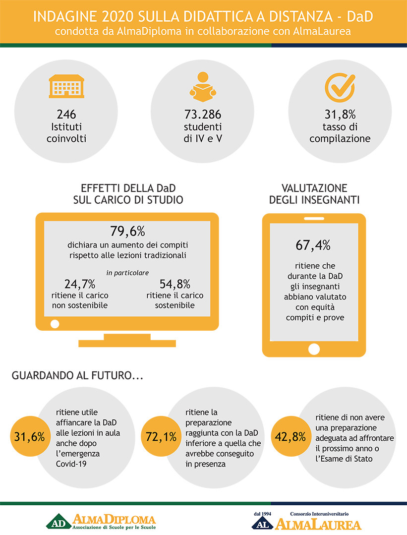 Didattica a distanza infografica