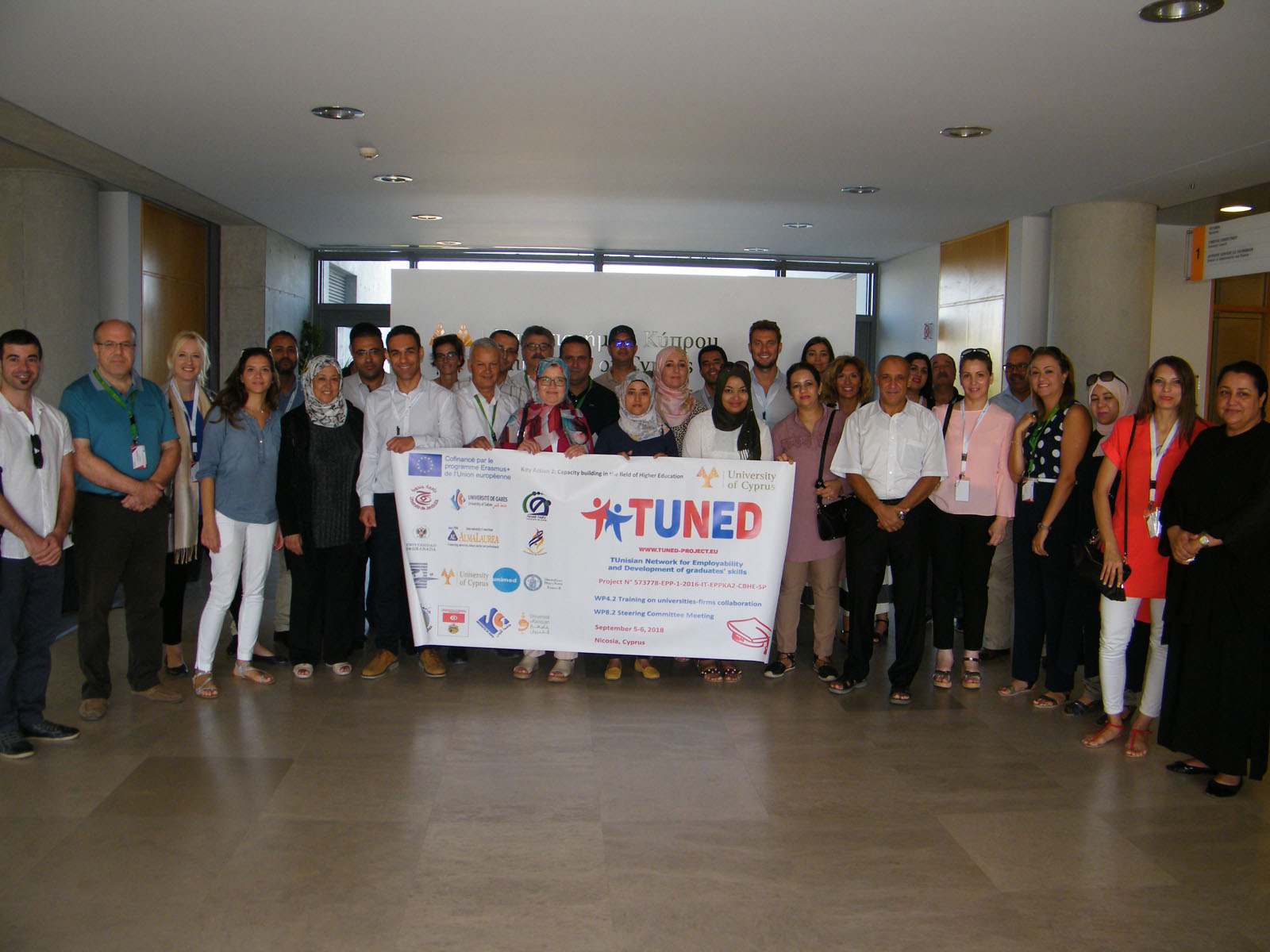 Tuned steering committee meeting Nicosia sept 2018