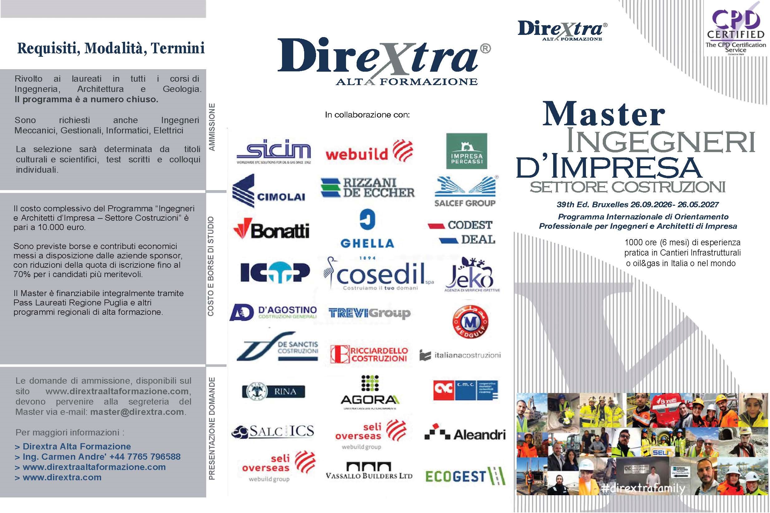 Master Architetti ingegneri di impresa